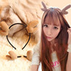 New hair jewelry Christmas hair hoop cat ears hair clip rabbit ears, antlers, demon cattle horn leopard hair card 2 yuan wholesale