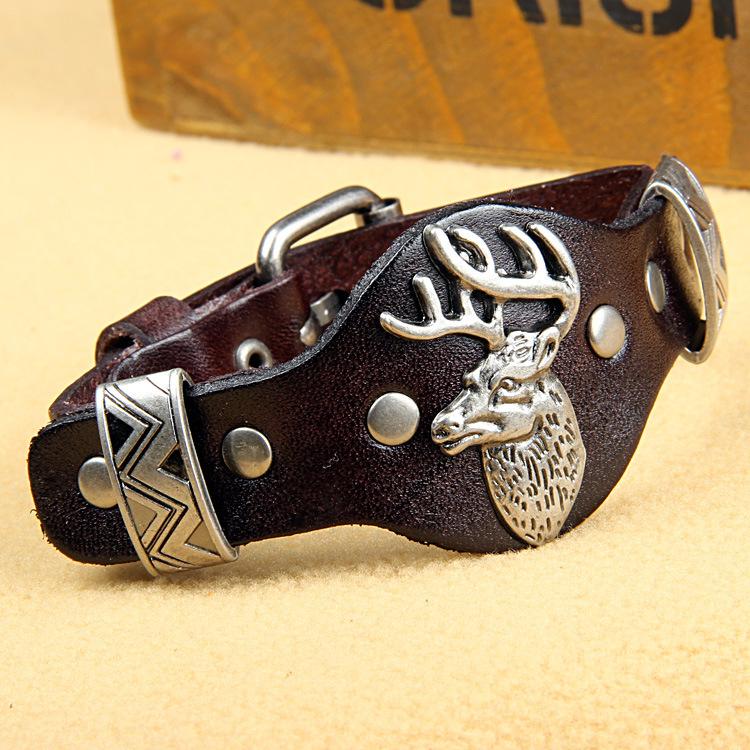 Bracelet, leather creative accessory, European style