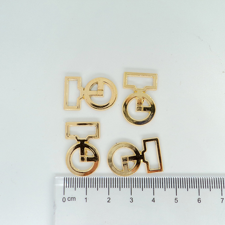 服装辅料镂空圆形通用款金属裤牌吊饰防水洗西裤五金穿带吊牌裤标