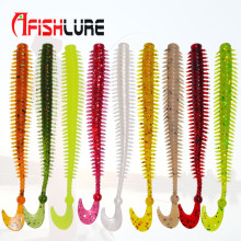 厂家供应 海蚯蚓  软虫  路亚饵  假饵 AFIHSLURE 90mm/1.6g AR07