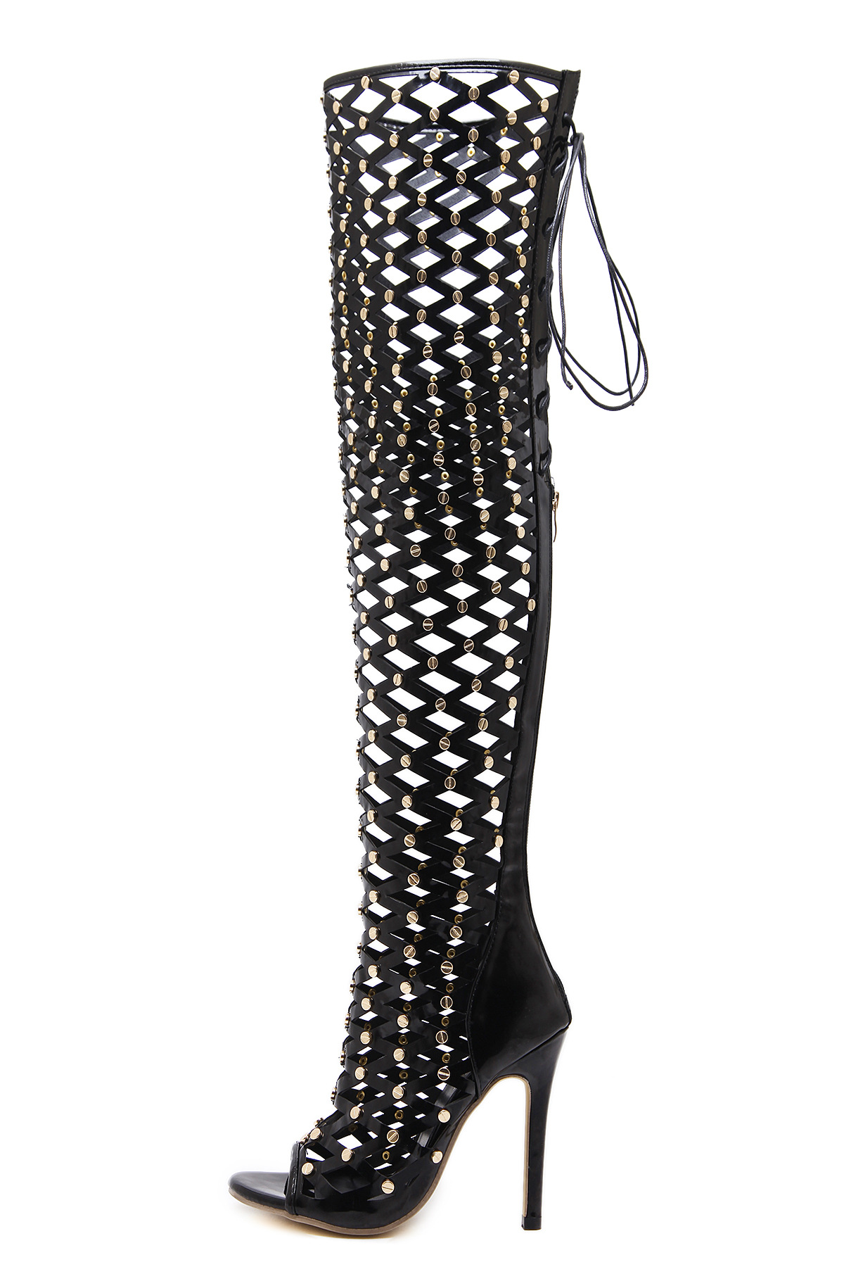 Bottes femme en PU artificiel - Ref 3355095 Image 17