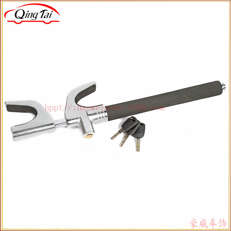 Factory direct sales of car locks, car window locks, car anti-theft locks, U-shaped locks, direction locks, steering wheel locks wholesale detail image 4
