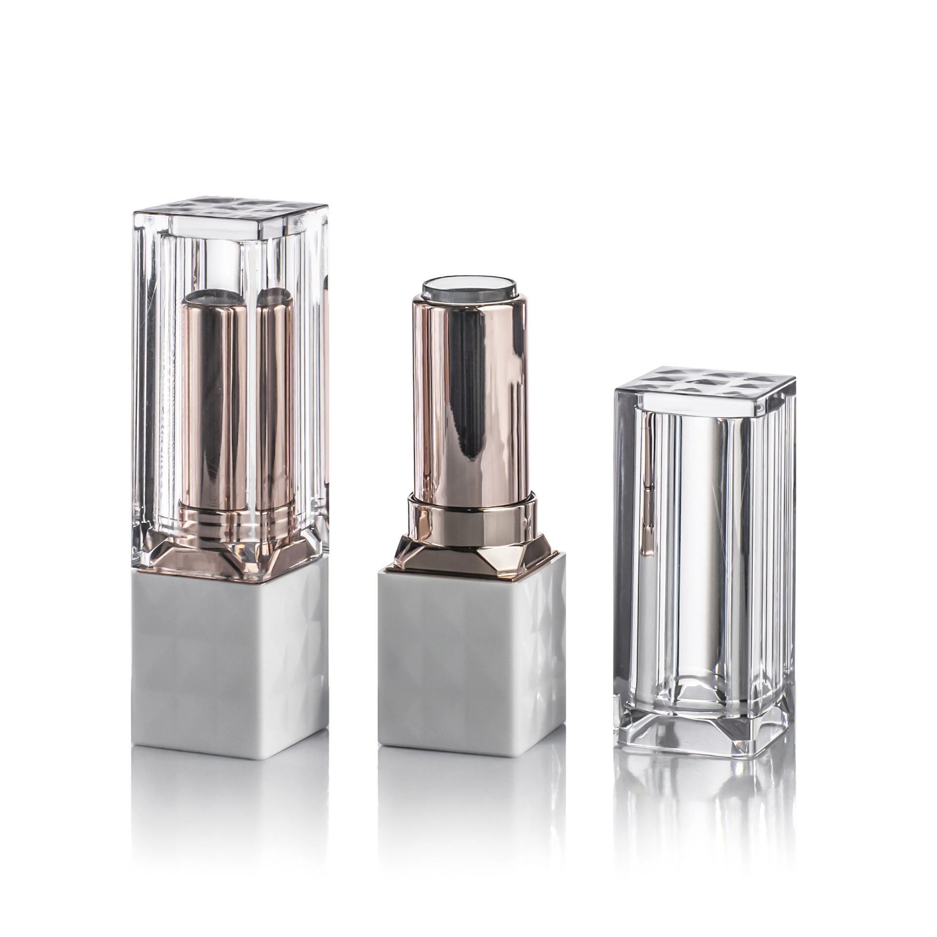 彩妆包材 润唇膏管方形口红管12.1mm