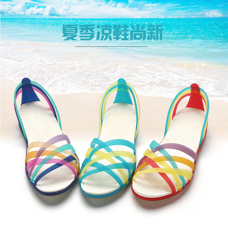 ladies plastic sandals