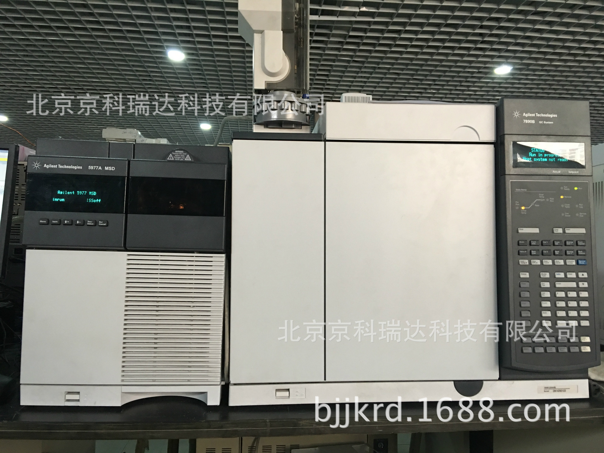 安捷伦7890B-5977A GC/MS气相色谱质谱联用仪7683B自动进样九成新-阿里巴巴