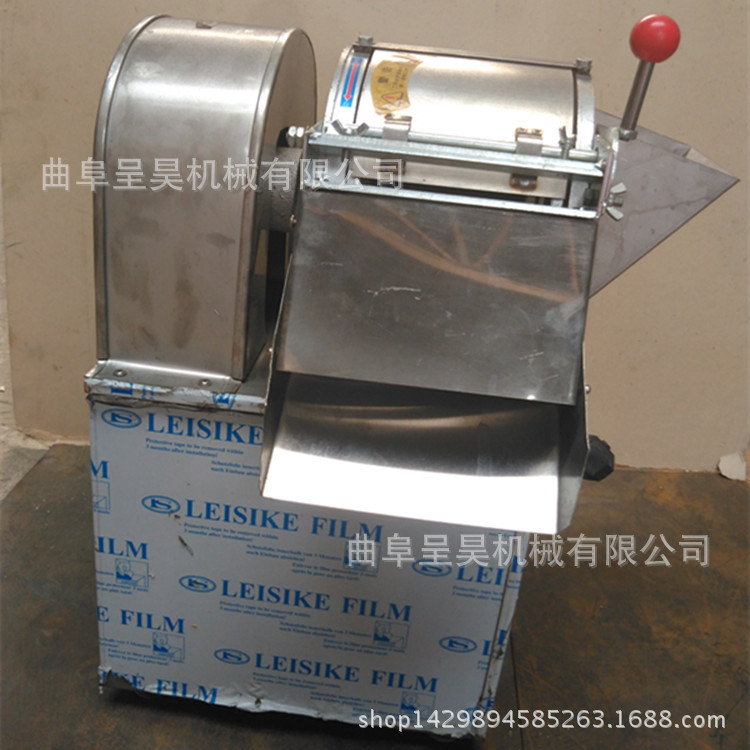 不锈钢离心切片机冻鱼丸鱼豆腐切片机随机下料呈昊机械生产销售