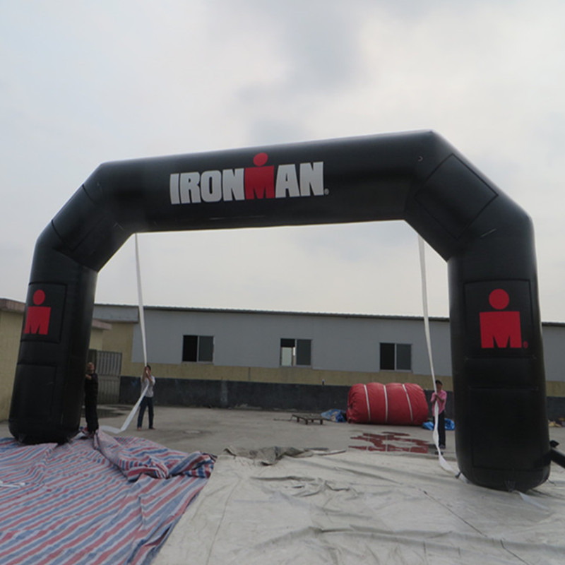 厂家批发充气pvc拱门传媒广告展览器材模型 闭气拱门
