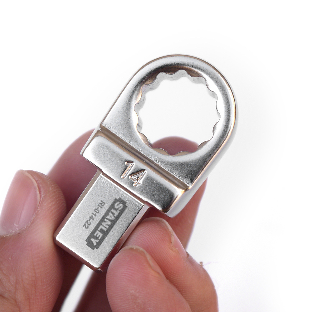 STANLEY史丹利换头扭力扳手梅花头插件18mm扭矩扳手配件RI-018-22