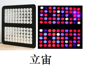 Dual core of plant lamp 1000Wled Botany Grow lights Spectrum indoor fill-in light Black shell Plant Lights Reflector