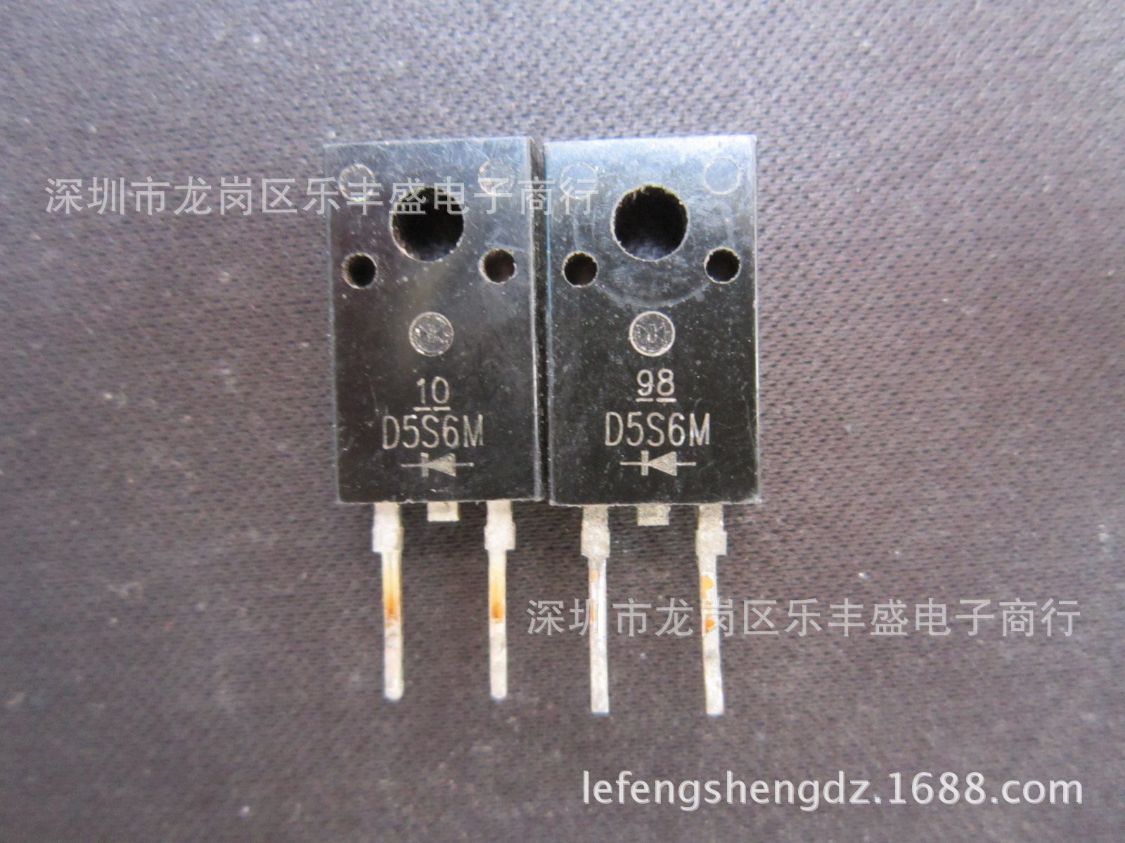 D5S6M 拆机新电元 TO-220F-2 肖特基二极管 5A 60V