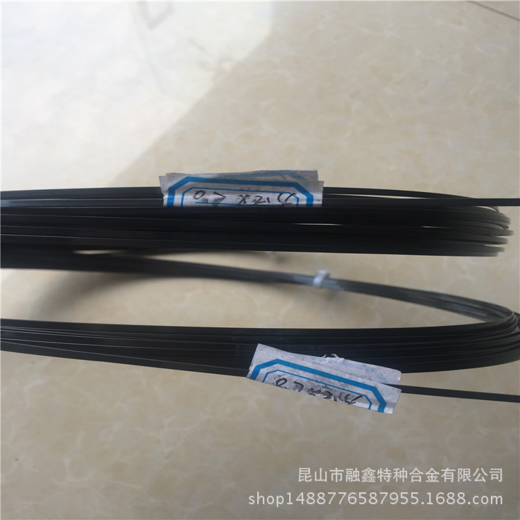 现货供应 内衣配件用超弹性NiTi-03镍钛记忆合金扁丝 规格齐全