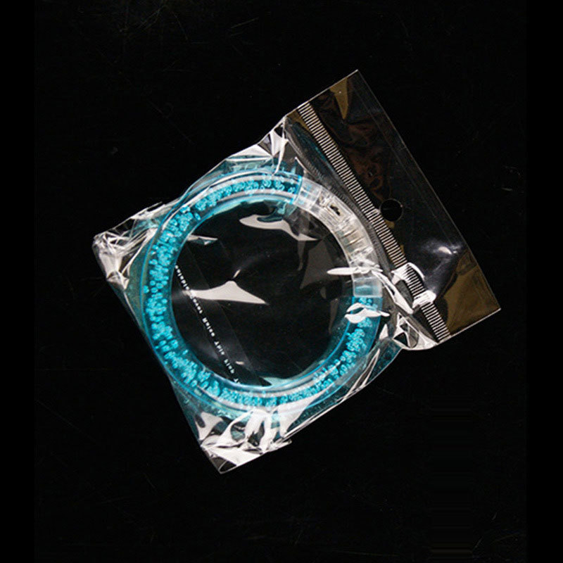 led七彩亚克力发光手镯 发光圆环气泡手环 发光玩具 派对助威道具