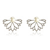 Earrings from pearl, European style, Aliexpress