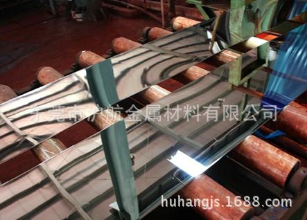 SUS304TA不锈钢片，12K镜面不锈钢导光片