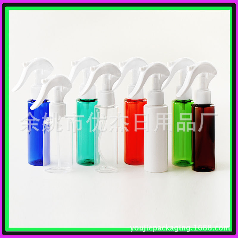 100ml小老鼠方枪喷瓶浇花瓶手扣喷雾瓶 清洁剂喷瓶 塑料瓶