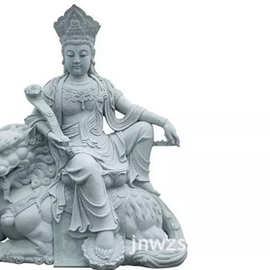 曲阳汉白玉石雕千手观音图片 汉白玉石材加工千手观音像公司