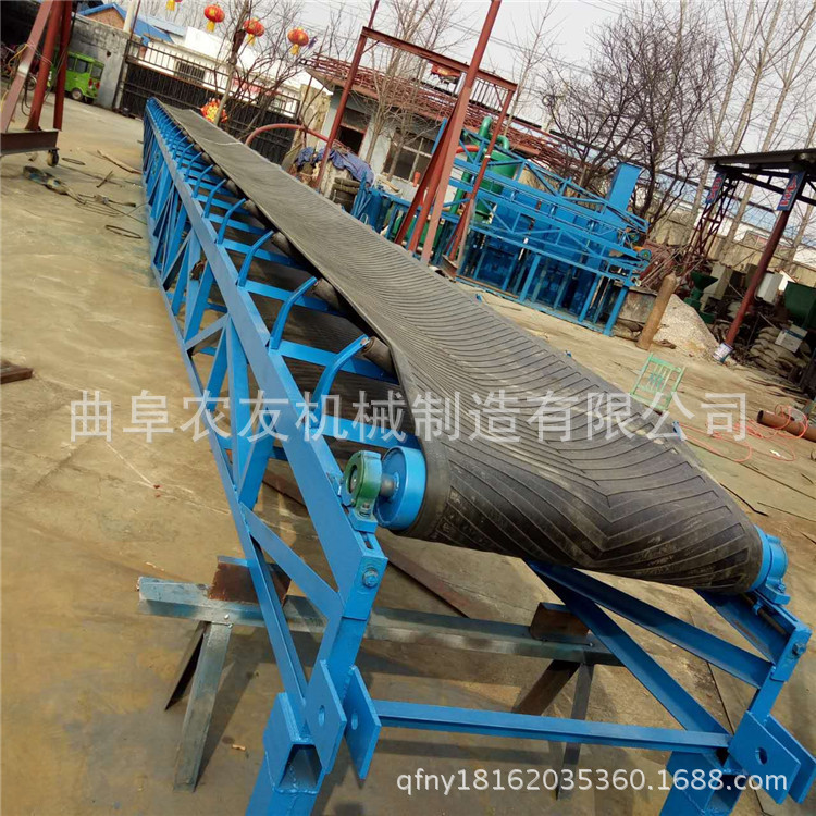 袋子装车传送机 带倒顺开关皮带传送机