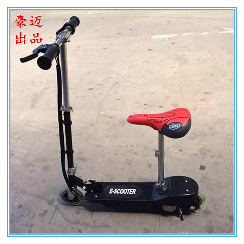 厂家直销 小冲浪 升级款折叠电动滑板车 迷你短途代步车 豪迈出品