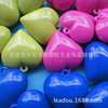 Plastic beads heart-shaped heart shaped, 34mm, 9mm