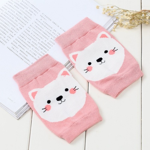 New Cartoon Cat Air Conditioned Room Leg Guards Children's Sock Covers Baby Toddler Crawling Knee Pads and Elbow Pads