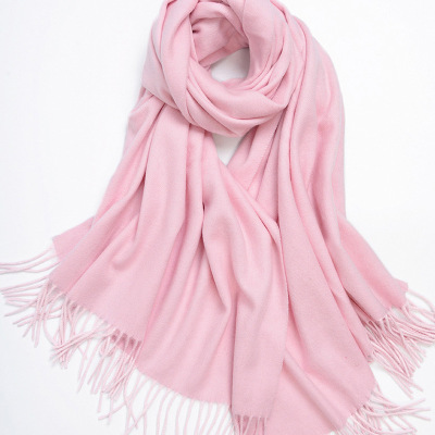 2021秋冬季cashmere山羊绒围巾披肩两用加厚男女通用围巾纯色批发|ms