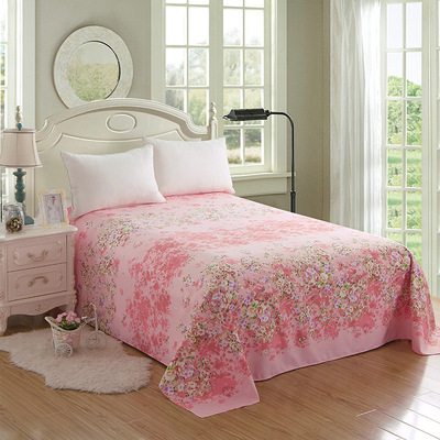 2020秋冬新款 加厚磨毛床单 简约长绒棉单品不含枕套床上用品批发