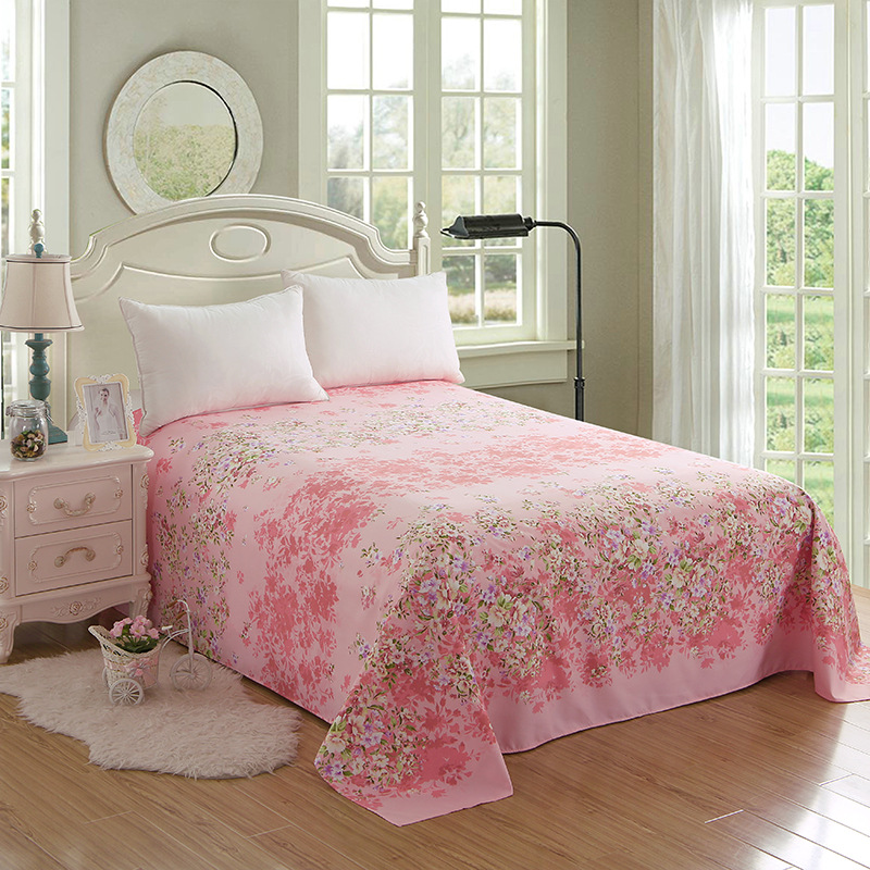 2020秋冬新款 加厚磨毛床单 简约长绒棉单品不含枕套床上用品批发