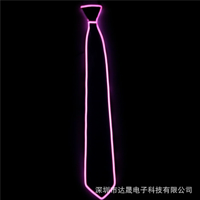 Галстук-бабочка DAISON DST002 LED светящийся галстук, холодный свет EL, 10 цветов для карнавала и Хэллоуина