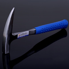 Direct Selling 45# Steel Geological Decoration Construction Engineering Exploration Hammer, Anti-Slip Plastic Handle Pointed Geological Hammer
