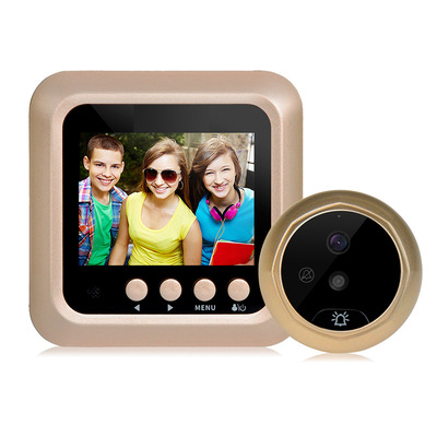 2.4 number intelligence Electronics visual  cat eye doorbell support videotape photograph night vision Large angle of view