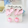 Children's ear clips, earrings with tassels, decorations for beloved, pack, no pierced ears, children's clothing