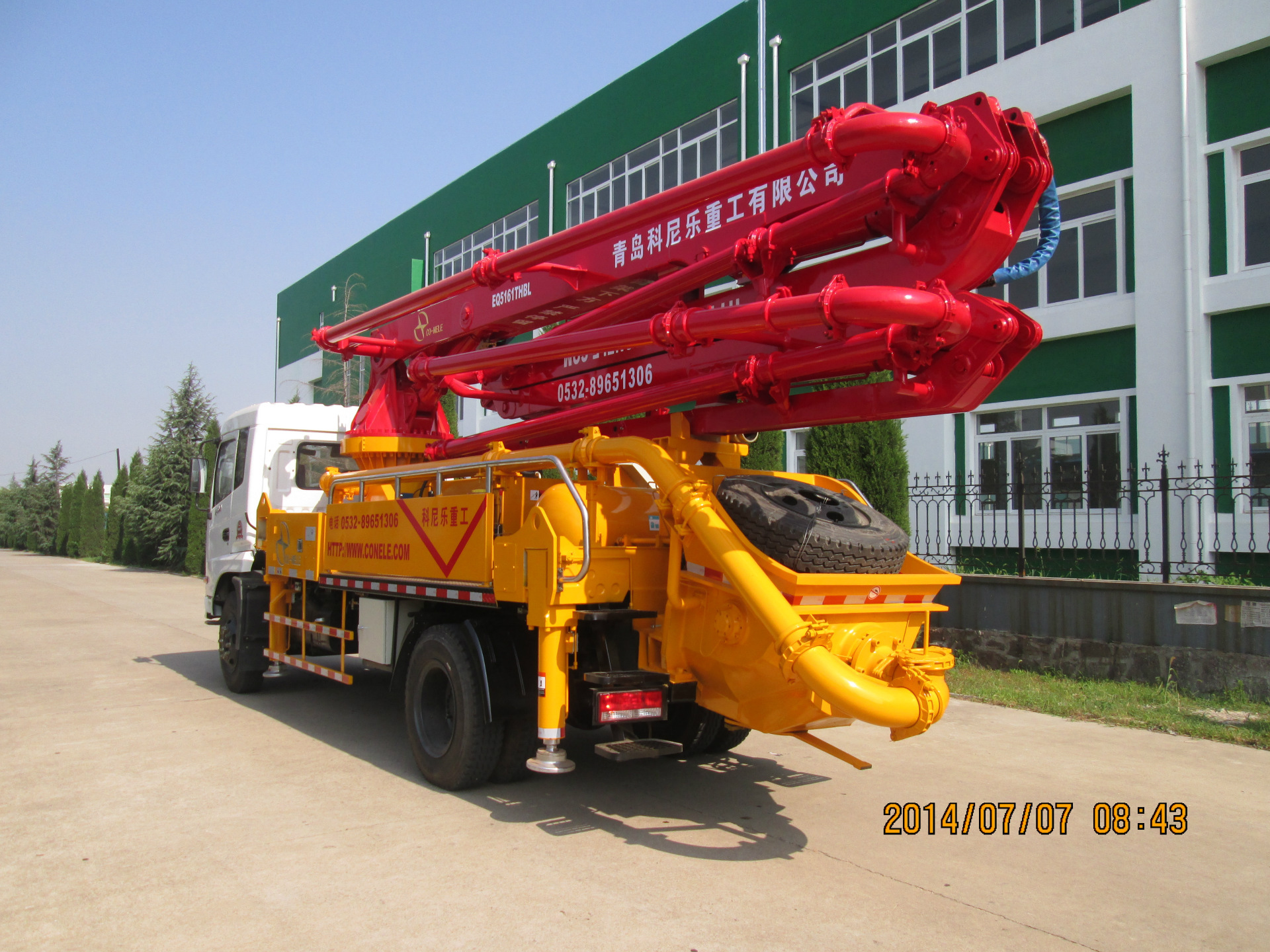 小泵车 小型汽车混凝土泵 小型天泵车 楼基柱浇筑混凝土泵车