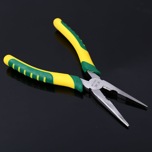 Plastic handle wire pliers 6 inches, 8 inches needle nose pliers, 6 inch diagonal nose pliers are of excellent quality and will not fall off due to large handles.