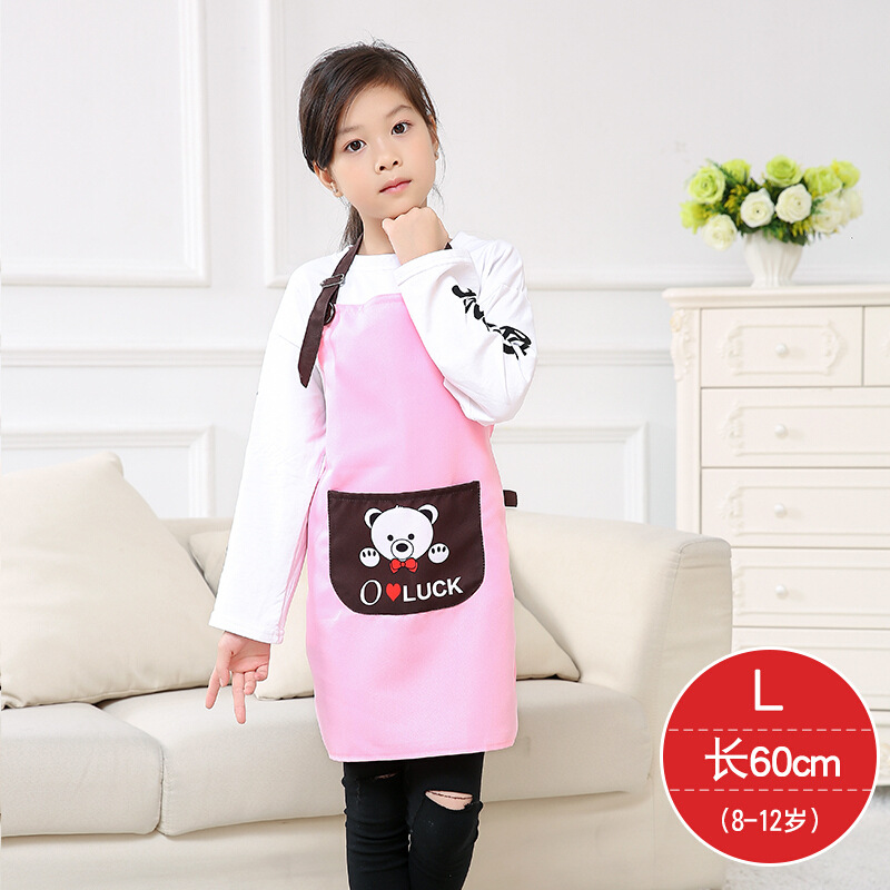 Delantal DE LOS NIÑOS Geliao logotipo personalizado arte pintura hornear micro impermeable delantal infantil Impresión de jardín de infantes