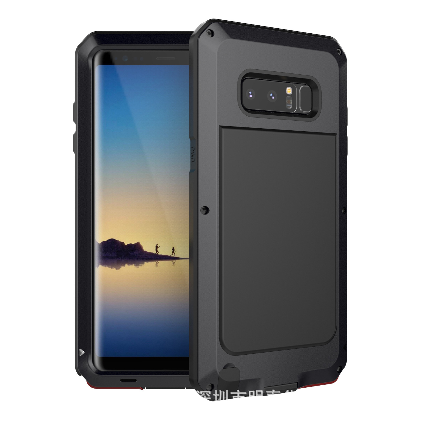 Note8手机壳 金属三防壳note3/4/5防摔保护套 防水手机壳厂家直销