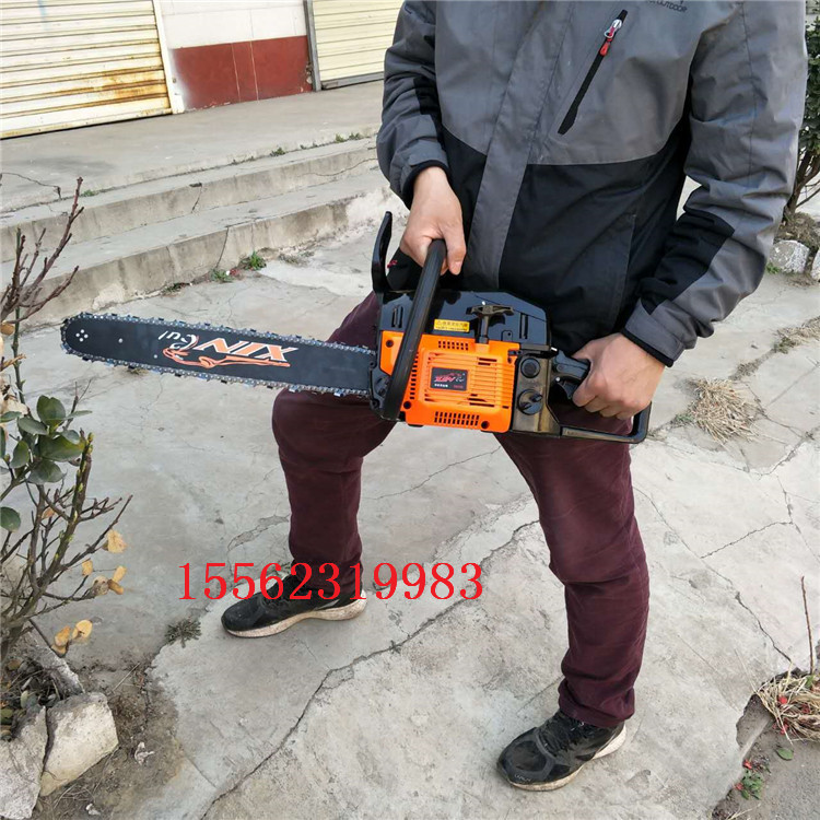 轻便家用木工油锯批发 大功率手提油锯图片