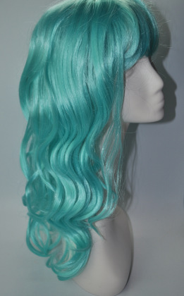 Peluca popular de estilo europeo y americano cos/fiesta fiesta fiesta de vacaciones casco fábrica cabello liso