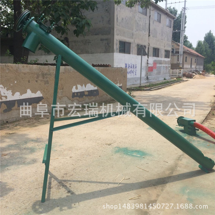 U型螺旋上料机 小型车载吸粮机，机山东宏瑞机械有限公司输送机9