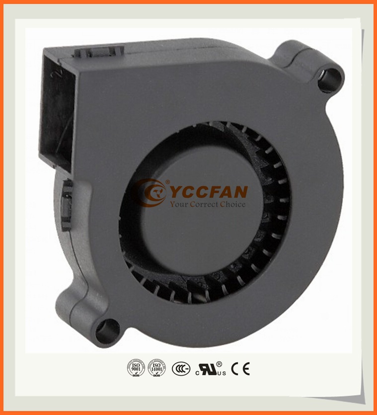 DC 5v 12v 24v  5015  50*50*15mm 涡轮式口罩风扇