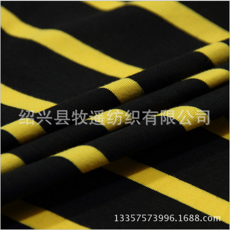 色织全棉氨纶汗布针织面料