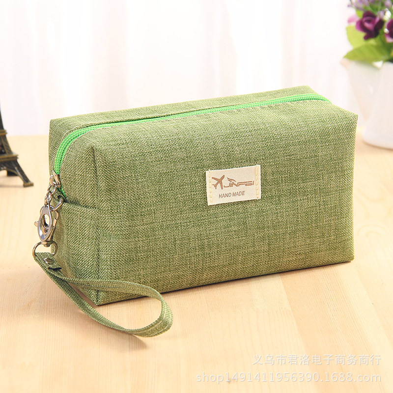 Fábrica al por mayor bolsa de cosméticos de gran capacidad coreana bolsa de almacenamiento de viaje portátil bolsa de lavado de regalo impermeable logotipo imprimible