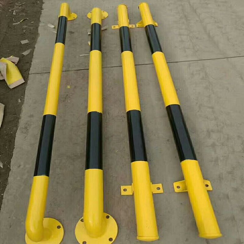 钢质U型龙门 钢管挡车杆 红白道路停车位护栏 加油站防撞杆