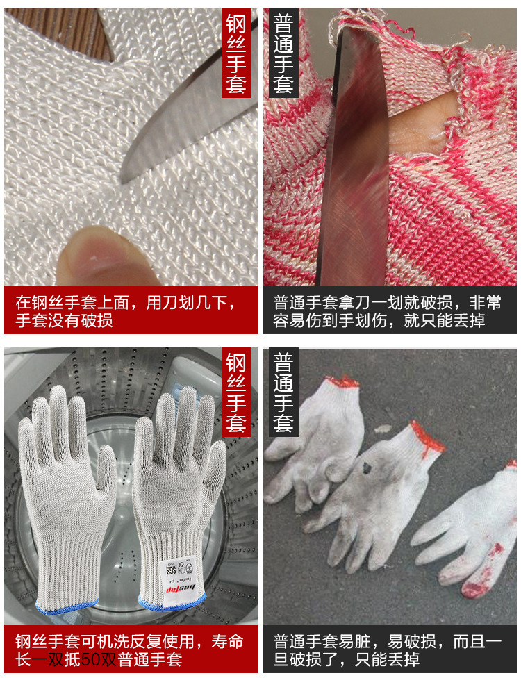 Gants anti coupures - Ref 3404426 Image 9