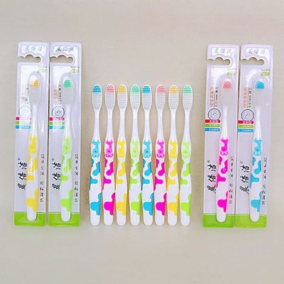 A小牛软毛牙刷 磨毛刷丝成人牙刷 双层细毛粗柄大人牙刷 厂家直销|ru