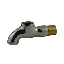 全铜洗衣机水龙头铜壳体铜色长牙水龙头半成品快开洗衣机水咀阀体