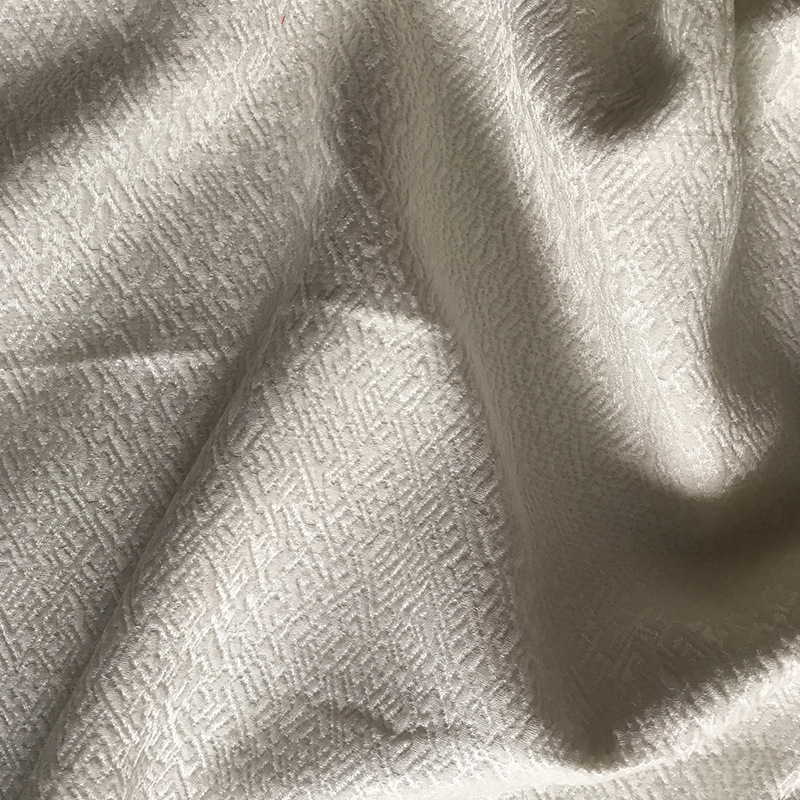 直销供应丝棉弹力提花面料 裙子时装面料弹力面料高端面料定 制