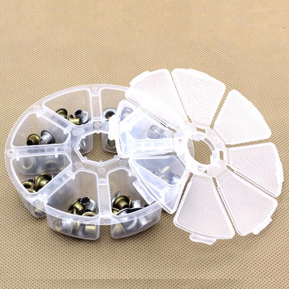 8-rejilla con cuentas de plástico caja de almacenamiento transparente caja de almacenamiento de joyas caja de organización