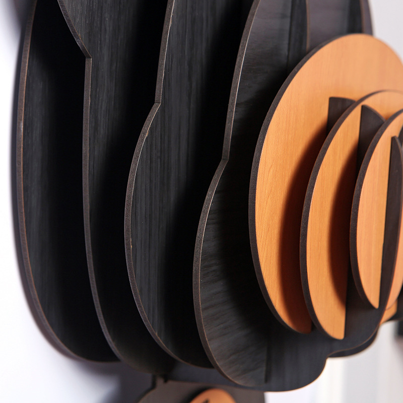 2019 nueva moda hogar decorativo Reloj de pared personalidad creativa DIY dibujos animados forma animal decorativo Reloj de pared al por mayor