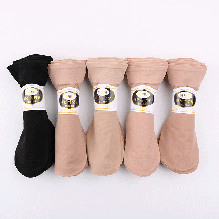 Manufactor wholesale Spring and summer Facial mask Silk stockings lady Short Socks ultrathin ventilation Stall Silk stockings