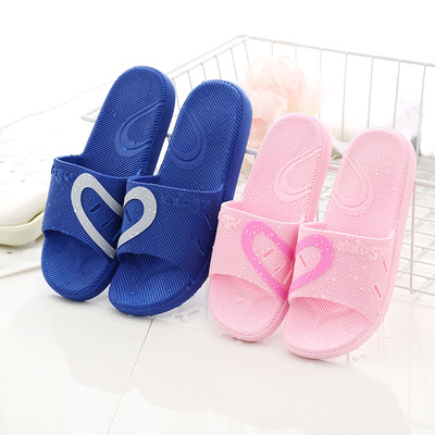 家居防滑耐磨透氣塑料居家室內浴室拖鞋涼拖鞋 夏季涼拖女男壹字